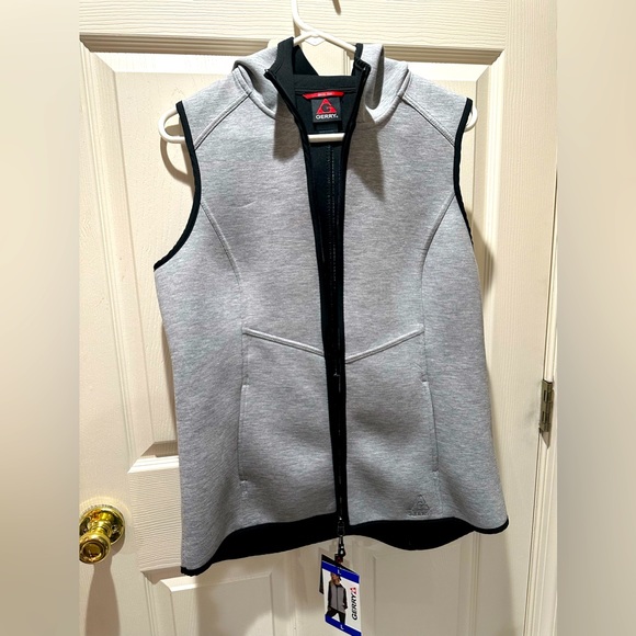 New Gerry Ladies' Lightweight Knit Vest Hooded in Light Heather Grey NWT - Picture 13 of 15